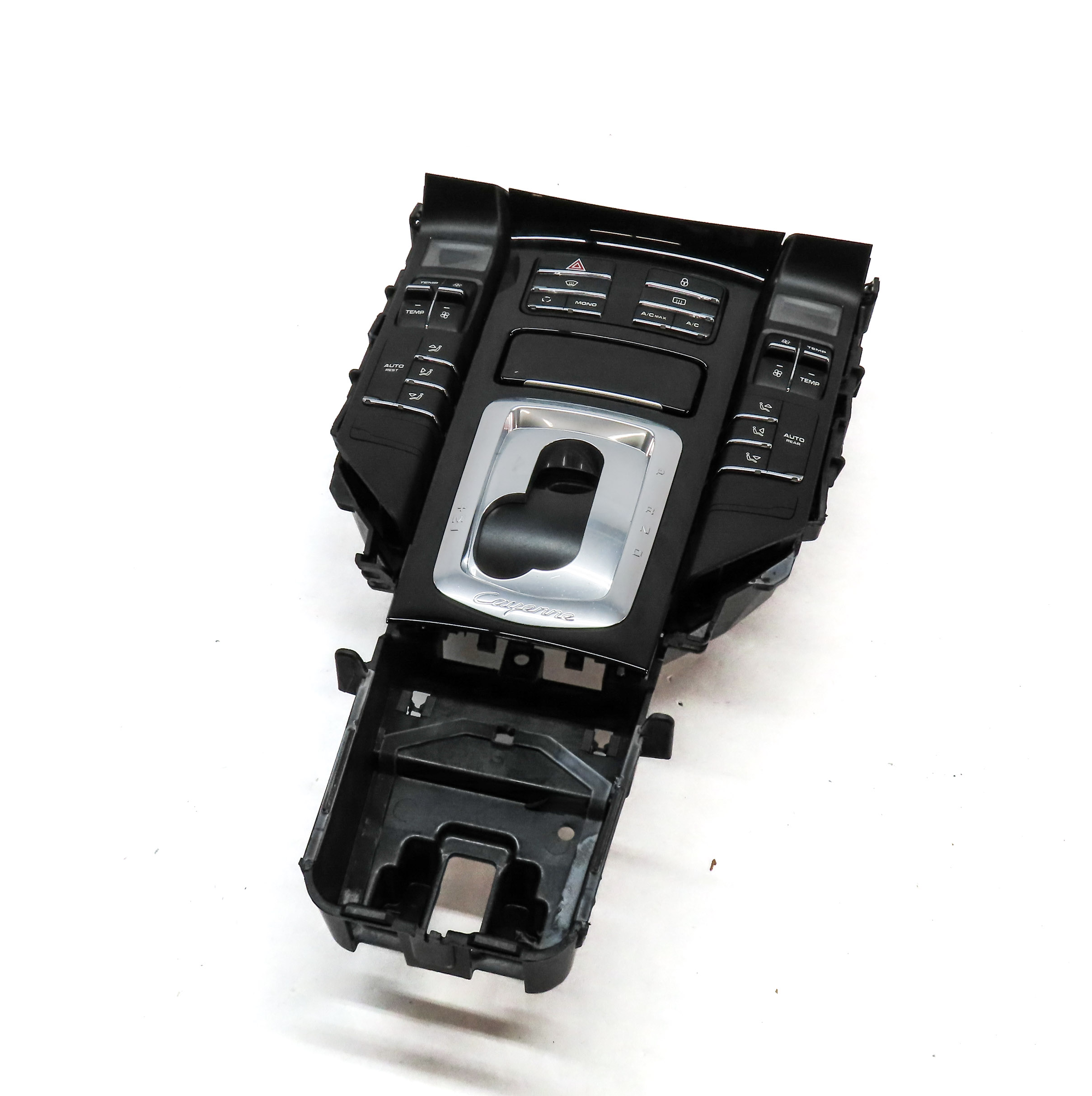 11-18 PORSCHE CAYENNE (958) FRONT CENTER HEAT AIR AC HVAC CLIMATE CONTROL PANEL — exact item pictured
